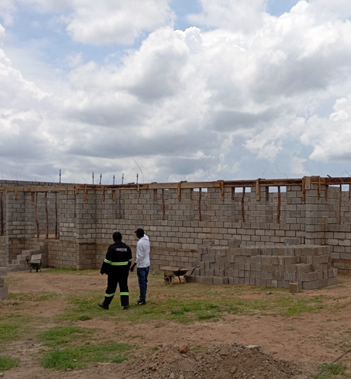 Under construction at Chigodi T/A Mazengera, Lilongwe
